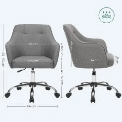 Fredriks Chaise de bureau Roydale - Gris 16 Fredriks Chaise de bureau Roydale - Gris -Chaises Soldes 1000343527 220407 500 SKETCH DETAILS P000000001000343527 sketch