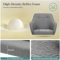 Fredriks Chaise de bureau Roydale - Gris 17 Fredriks Chaise de bureau Roydale - Gris -Chaises Soldes 1000343527 220407 501 SKETCH DETAILS P000000001000343527 sketch