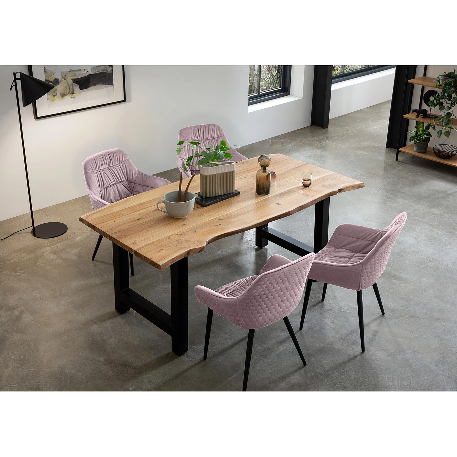 Loftscape Chaise à accoudoirs Sabana - Rose clair 5 Loftscape Chaise à accoudoirs Sabana - Rose clair – Image 3