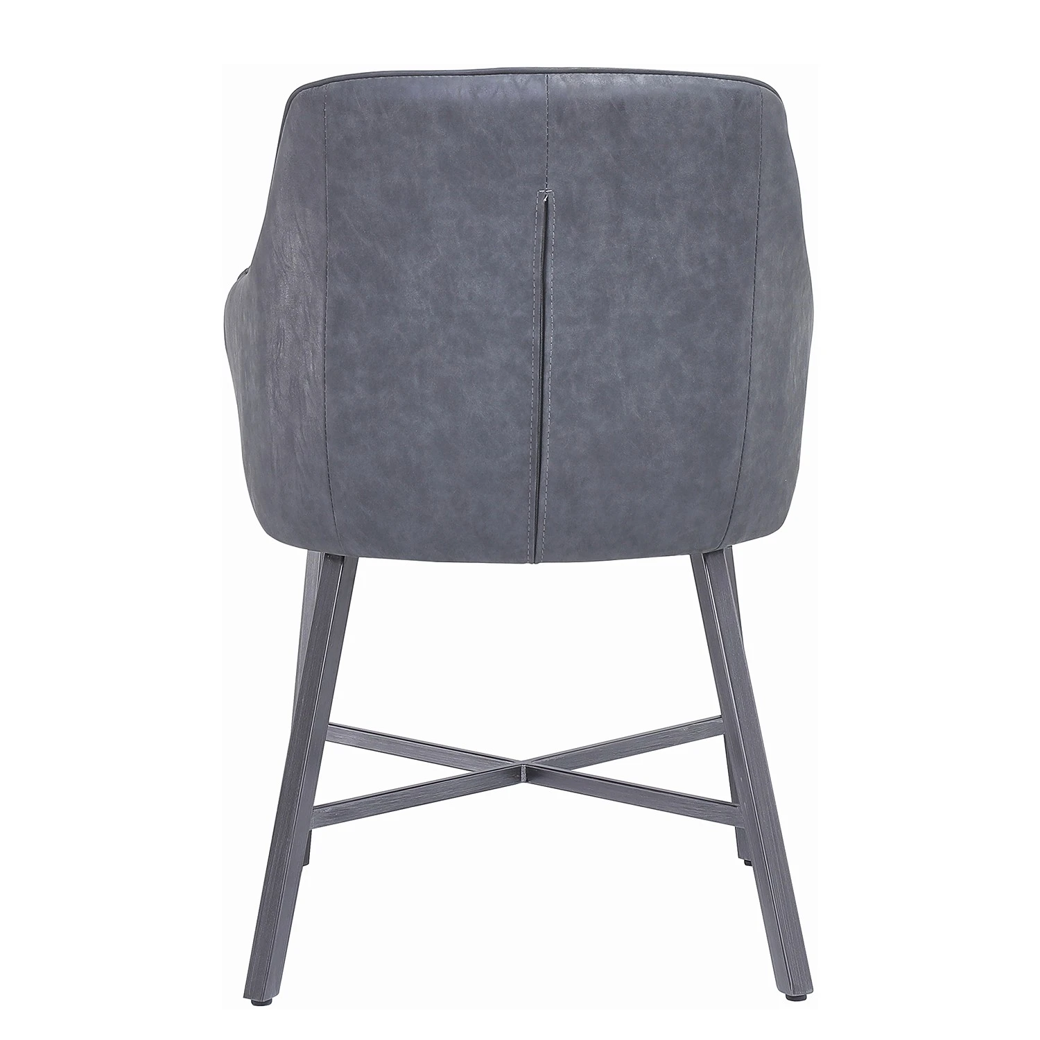 Loftscape Chaises à accoudoirs Septon (lot de 2) - Gris 6 Loftscape Chaises à accoudoirs Septon (lot de 2) - Gris – Image 4