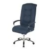 Duo Collection Fauteuil de direction Benno - Tissu / Métal - Bleu Marine / Chrome -Chaises Soldes 1000343750 220411 010 IMAGE P000000001000343750