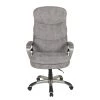 Duo Collection Fauteuil de direction Frederik - Microfibre / Nylon - Gris / Noir -Chaises Soldes 1000343755 220411 010 IMAGE P000000001000343755