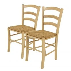 Home Design Chaises Gudrun (lot de 2) - Hêtre