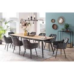 Red Living Chaises à accoudoirs Portol (lot de 2) - Gris 11 Red Living Chaises à accoudoirs Portol (lot de 2) - Gris -Chaises Soldes 1000343824 220406 020 MOOD DETAILS P000000001000343824 mood