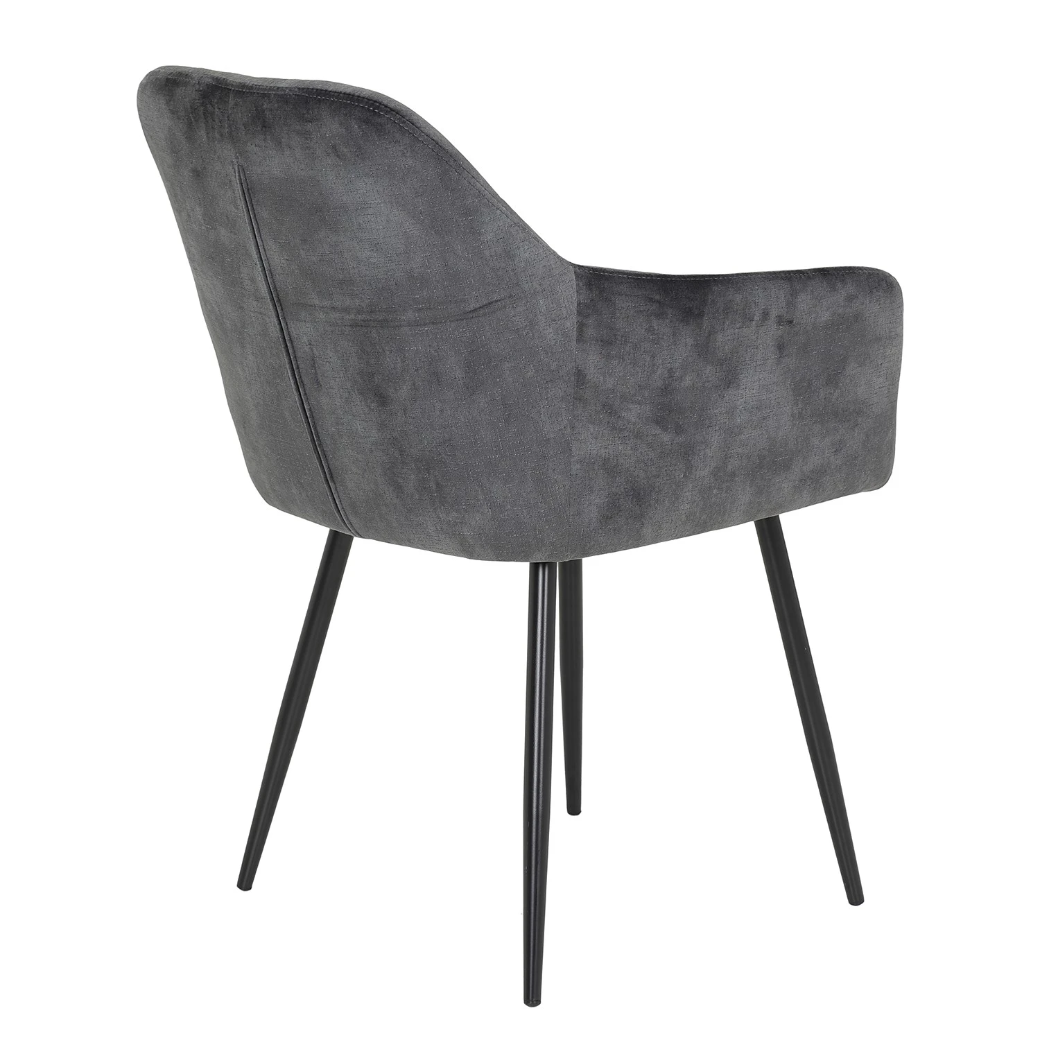 Red Living Chaises à accoudoirs Portol (lot de 2) - Gris 8 Red Living Chaises à accoudoirs Portol (lot de 2) - Gris – Image 6