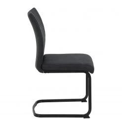 Red Living Chaises cantilever Playa (lot de 2) - Microfibre / Acier - Anthracite / Noir 10 Red Living Chaises cantilever Playa (lot de 2) - Microfibre / Acier - Anthracite / Noir -Chaises Soldes 1000343827 220406 035 DETAILS P000000001000343827