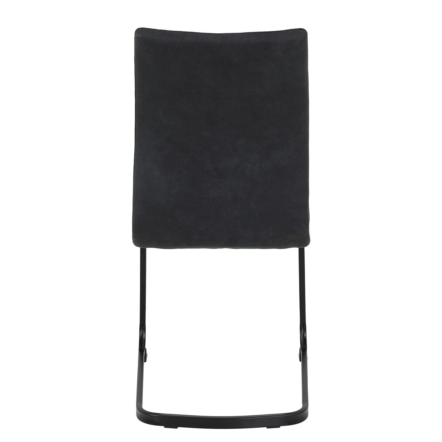 Red Living Chaises cantilever Playa (lot de 2) - Microfibre / Acier - Anthracite / Noir 7 Red Living Chaises cantilever Playa (lot de 2) - Microfibre / Acier - Anthracite / Noir – Image 5