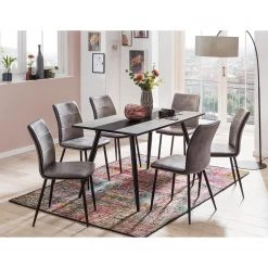 Red Living Chaises capitonnées Plemy (lot de 2) - Gris 10 Red Living Chaises capitonnées Plemy (lot de 2) - Gris -Chaises Soldes 1000343830 220406 020 MOOD DETAILS P000000001000343830 mood