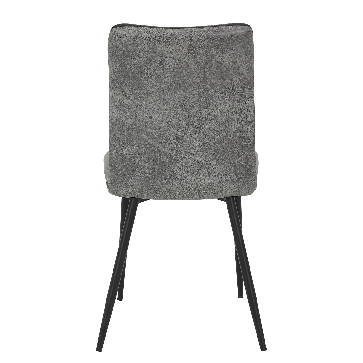 Red Living Chaises capitonnées Plemy (lot de 2) - Gris 8 Red Living Chaises capitonnées Plemy (lot de 2) - Gris – Image 6