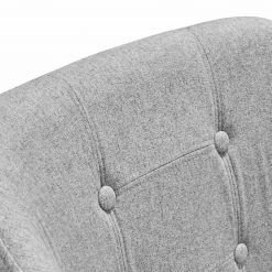 Butlers Chaise à accoudoirs ROCK'N'SOUL - Acier / Polyester - Gris -Chaises Soldes 1000343953 220406 070 DETAILS P000000001000343953