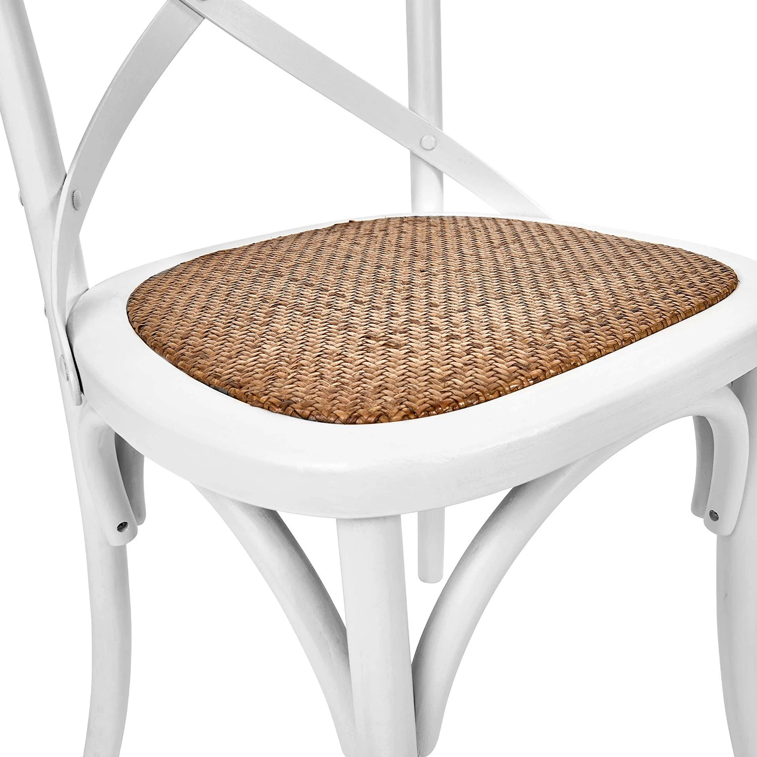 Butlers Chaises CROSS COUNTRY (lot de 2) - Bois d’orme / Rotin - Blanc 9 Butlers Chaises CROSS COUNTRY (lot de 2) - Bois d’orme / Rotin - Blanc – Image 7