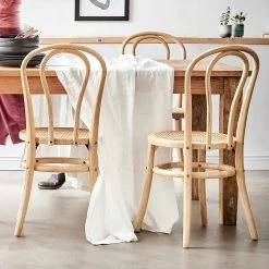 Butlers Chaises WIENER MELANGE (lot de 2) - Bois d’orme / Rotin - Naturel -Chaises Soldes 1000344071 220406 021 MOOD DETAILS P000000001000344071 mood