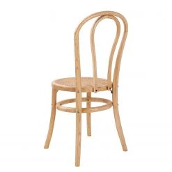 Butlers Chaises WIENER MELANGE (lot de 4) - Bois d’orme / Rotin - Naturel -Chaises Soldes 1000344072 220406 040 DETAILS P000000001000344072