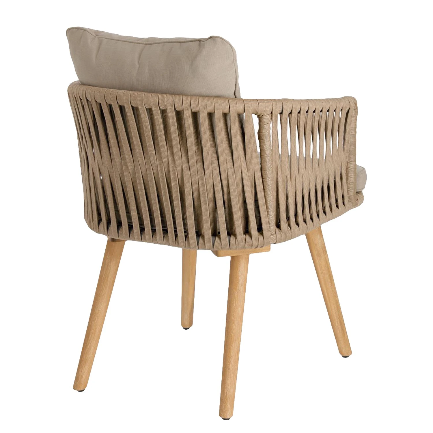 Norrwood Chaises Secu (lot de 2) - Tissu / Acacia massif - Taupe / Acacia 7 Norrwood Chaises Secu (lot de 2) - Tissu / Acacia massif - Taupe / Acacia – Image 5