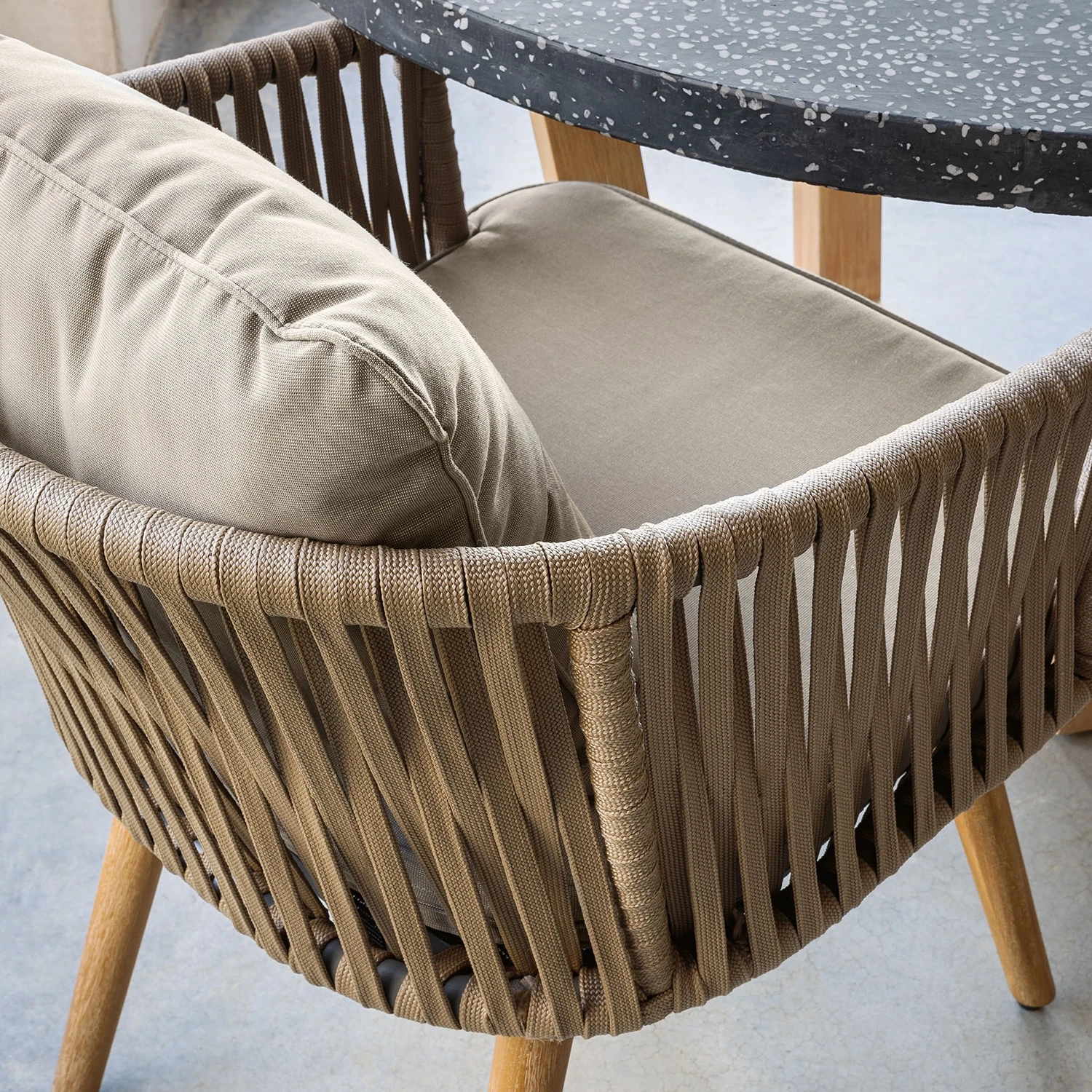 Norrwood Chaises Secu (lot de 2) - Tissu / Acacia massif - Taupe / Acacia 12 Norrwood Chaises Secu (lot de 2) - Tissu / Acacia massif - Taupe / Acacia – Image 10