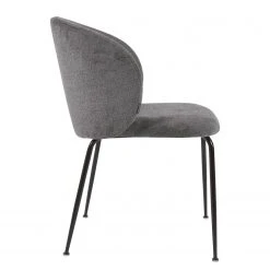 Red Living Chaises Sibari (lot de 2) - Chenille / Acier - Gris / Noir 16 Red Living Chaises Sibari (lot de 2) - Chenille / Acier - Gris / Noir -Chaises Soldes 1000344475 220412 031 DETAILS P000000001000344475