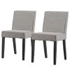 Loftscape Chaises capitonnées Skamby (lot de 2) - Gris fumé -Chaises Soldes 1000344494 220414 010 IMAGE P000000001000344494