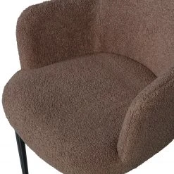 Loftscape Chaise à accoudoirs Volinia - Marron noix de coco -Chaises Soldes 1000344499 220414 034 DETAILS P000000001000344499