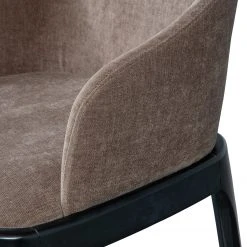 Loftscape Chaise à accoudoirs Valdes - Tissu / Hévéa massif - Taupe / Noir 15 Loftscape Chaise à accoudoirs Valdes - Tissu / Hévéa massif - Taupe / Noir -Chaises Soldes 1000344501 220414 033 DETAILS P000000001000344501