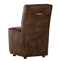 Red Living Chaise capitonnée Rachid - Cognac vintage -Chaises Soldes 1000352052 220520 030 DETAILS P000000001000352052