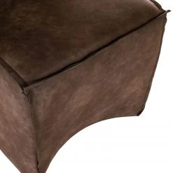 Red Living Chaise capitonnée Rachid - Cognac vintage -Chaises Soldes 1000352052 220520 040 DETAILS P000000001000352052