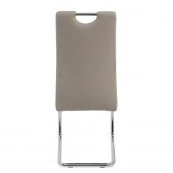 Loftscape Chaise cantilever La Paz - Imitation cuir / Métal - Chrome - Cappuccino - Lot de 4 19 Loftscape Chaise cantilever La Paz - Imitation cuir / Métal - Chrome - Cappuccino - Lot de 4 -Chaises Soldes 1000352382 220610 070 DETAILS P000000001000352382