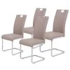 Loftscape Chaise cantilever Festola - Cappuccino - Lot de 4 1 Loftscape Chaise cantilever Festola - Cappuccino - Lot de 4 -Chaises Soldes 1000352388 220610 010 IMAGE P000000001000352388