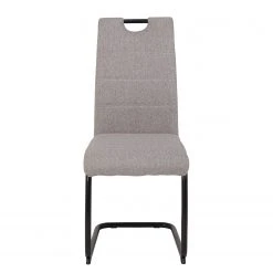 Loftscape Chaise cantilever La Paz III - Tissu / Métal - Noir - Gris - Lot de 4 16 Loftscape Chaise cantilever La Paz III - Tissu / Métal - Noir - Gris - Lot de 4 -Chaises Soldes 1000352411 220610 040 DETAILS P000000001000352411