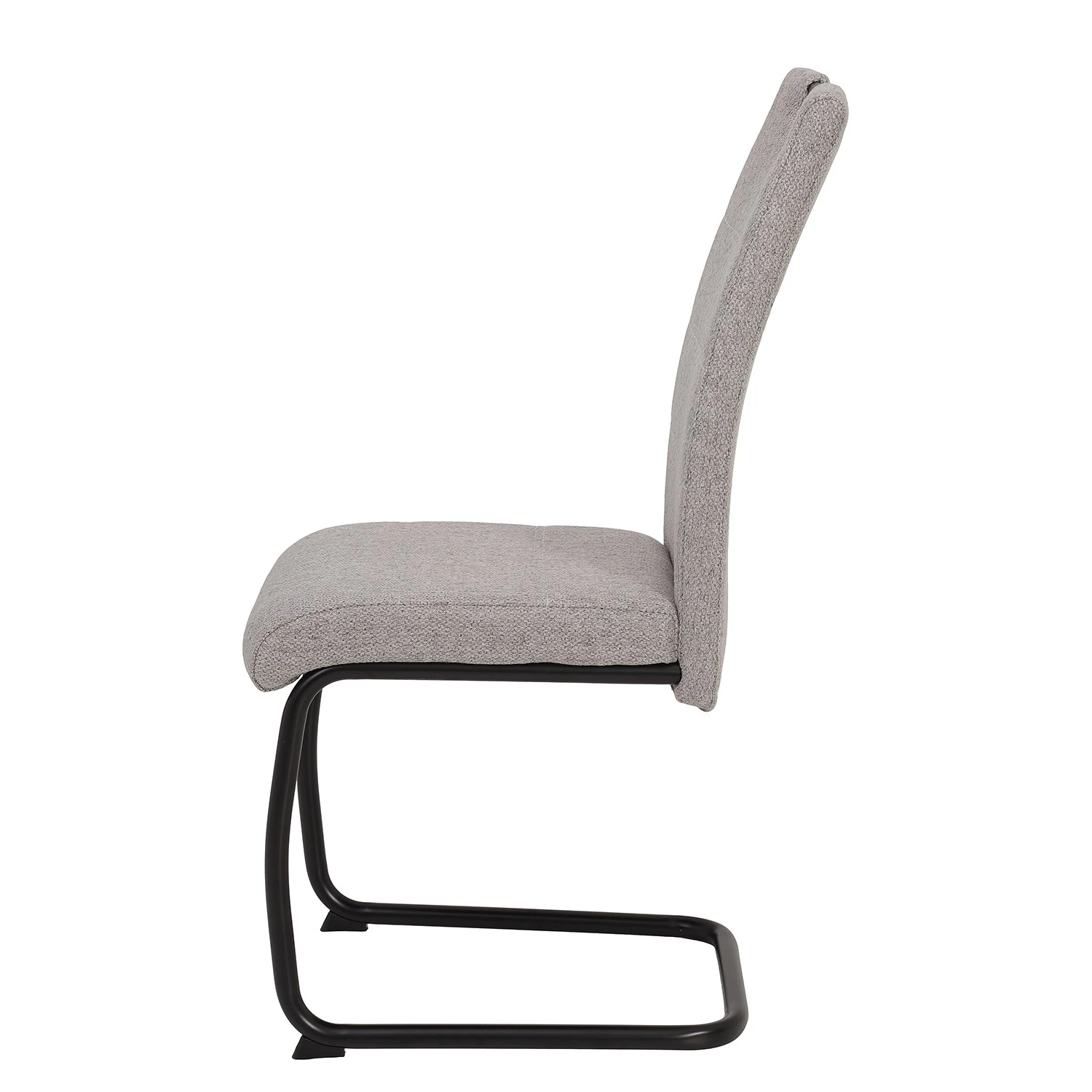 Loftscape Chaise cantilever La Paz III - Tissu / Métal - Noir - Gris - Lot de 4 7 Loftscape Chaise cantilever La Paz III - Tissu / Métal - Noir - Gris - Lot de 4 – Image 5