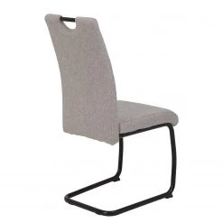 Loftscape Chaise cantilever La Paz III - Tissu / Métal - Noir - Gris - Lot de 4 18 Loftscape Chaise cantilever La Paz III - Tissu / Métal - Noir - Gris - Lot de 4 -Chaises Soldes 1000352411 220610 060 DETAILS P000000001000352411