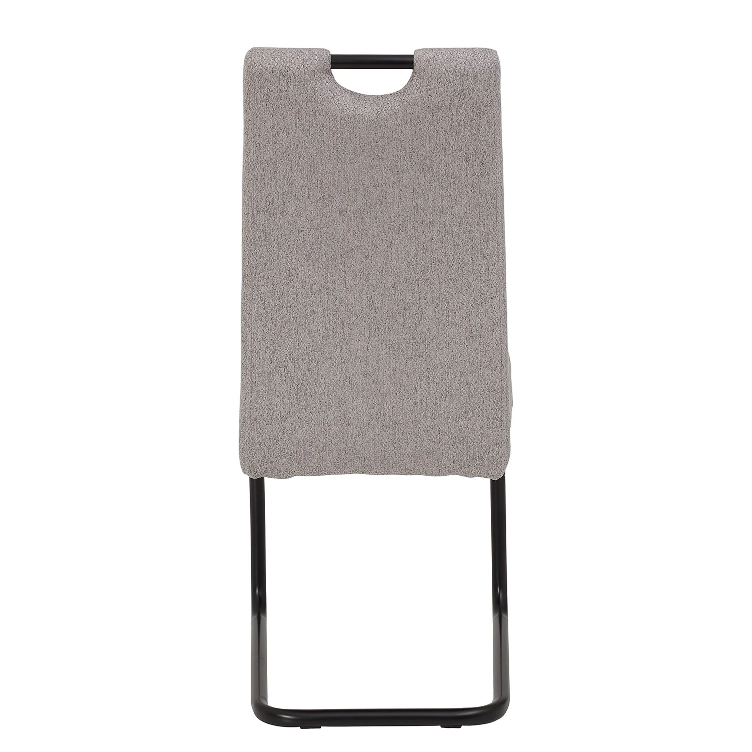 Loftscape Chaise cantilever La Paz III - Tissu / Métal - Noir - Gris - Lot de 4 9 Loftscape Chaise cantilever La Paz III - Tissu / Métal - Noir - Gris - Lot de 4 – Image 7