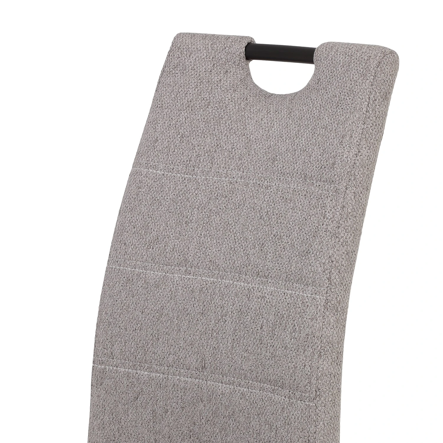 Loftscape Chaise cantilever La Paz III - Tissu / Métal - Noir - Gris - Lot de 4 10 Loftscape Chaise cantilever La Paz III - Tissu / Métal - Noir - Gris - Lot de 4 – Image 8