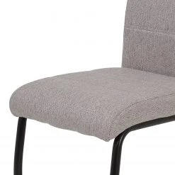 Loftscape Chaise cantilever La Paz III - Tissu / Métal - Noir - Gris - Lot de 4 21 Loftscape Chaise cantilever La Paz III - Tissu / Métal - Noir - Gris - Lot de 4 -Chaises Soldes 1000352411 220610 081 DETAILS P000000001000352411
