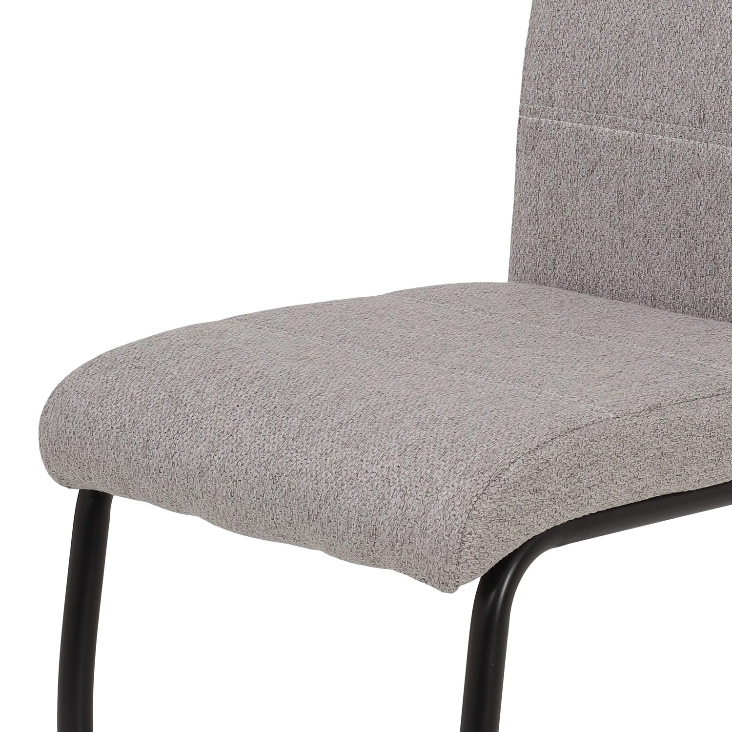 Loftscape Chaise cantilever La Paz III - Tissu / Métal - Noir - Gris - Lot de 4 11 Loftscape Chaise cantilever La Paz III - Tissu / Métal - Noir - Gris - Lot de 4 – Image 9