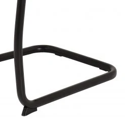 Loftscape Chaise cantilever La Paz III - Tissu / Métal - Noir - Gris - Lot de 4 22 Loftscape Chaise cantilever La Paz III - Tissu / Métal - Noir - Gris - Lot de 4 -Chaises Soldes 1000352411 220610 082 DETAILS P000000001000352411