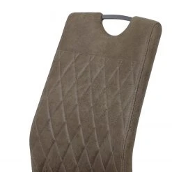 Loftscape Chaise cantilever Lajo - Microfibre / Acier - Limon - Lot de 4 -Chaises Soldes 1000352429 220610 080 DETAILS P000000001000352429