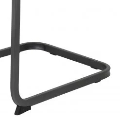 Loftscape Chaise cantilever Lajo - Microfibre / Acier - Limon - Lot de 4 -Chaises Soldes 1000352429 220610 082 DETAILS P000000001000352429