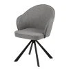 Loftscape Chaise à accoudoirs Chamby II - Tissu / Fer - Gris clair / Noir 2 Loftscape Chaise à accoudoirs Chamby II - Tissu / Fer - Gris clair / Noir -Chaises Soldes 1000357415 220621 010 IMAGE P000000001000357415