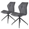 Loftscape Chaises capitonnées Frontera (lot de 2) - Gris -Chaises Soldes 1000363994 220728 010 IMAGE P000000001000363994