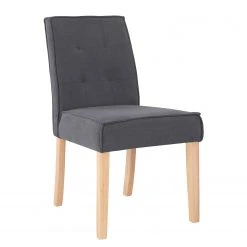 Loftscape Chaises capitonnées Alcoy (lot de 2) - Tissu / Hévéa massif - Gris / Hévéa 20 Loftscape Chaises capitonnées Alcoy (lot de 2) - Tissu / Hévéa massif - Gris / Hévéa -Chaises Soldes 1000363995 220728 085 DETAILS P000000001000363995