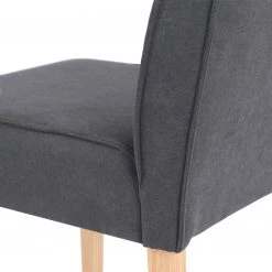 Loftscape Chaises capitonnées Alcoy (lot de 2) - Tissu / Hévéa massif - Gris / Hévéa 21 Loftscape Chaises capitonnées Alcoy (lot de 2) - Tissu / Hévéa massif - Gris / Hévéa -Chaises Soldes 1000363995 220728 090 DETAILS P000000001000363995