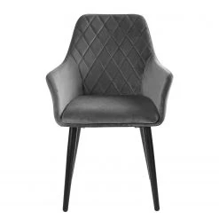 Butlers Chaise VELVET - Acier inoxydable / Velours - Gris 12 Butlers Chaise VELVET - Acier inoxydable / Velours - Gris -Chaises Soldes 1000365669 220728 030 DETAILS P000000001000365669