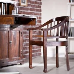 Butlers Chaise HOPKINS - Acacia / Manguier - Marron foncé -Chaises Soldes 1000365707 220728 021 MOOD DETAILS P000000001000365707 mood