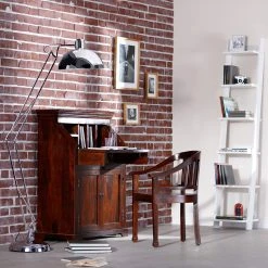 Butlers Chaise HOPKINS - Acacia / Manguier - Marron foncé -Chaises Soldes 1000365707 220728 022 MOOD DETAILS P000000001000365707 mood