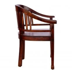 Butlers Chaise HOPKINS - Acacia / Manguier - Marron foncé -Chaises Soldes 1000365707 220728 040 DETAILS P000000001000365707