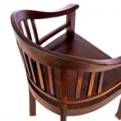 Butlers Chaise HOPKINS - Acacia / Manguier - Marron foncé -Chaises Soldes 1000365707 220728 070 DETAILS P000000001000365707