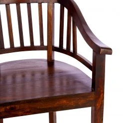 Butlers Chaise HOPKINS - Acacia / Manguier - Marron foncé -Chaises Soldes 1000365707 220728 080 DETAILS P000000001000365707