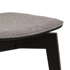 Loftscape Chaises Rigby II (lot de 2) - Tissu / Hévéa massif - Gris / Noir -Chaises Soldes 6d473dc01a584b2ea1e2c156b16df86a