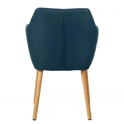 Mørteens Chaises à accoudoirs Nicholas - Tissu Cors: Bleu jean - 1 chaise 26 Mørteens Chaises à accoudoirs Nicholas - Tissu Cors: Bleu jean - 1 chaise -Chaises Soldes armlehnenstuhl nicholas ii webstoff eiche massiv jeansblau 5125408
