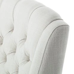 Maison Belfort Chaise à accoudoirs Austin - Tissu Kyra: Blanc -Chaises Soldes armlehnstuhl austin webstoff weiss 312961